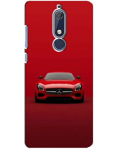 Чехол для Nokia 5.1 (2018) с картинкой «Красный Mercedes AMG»