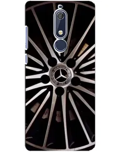 Чехол для Nokia 5.1 (2018) с картинкой «Диск Mercedes»