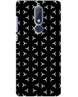 Чехол для Nokia 5.1 (2018) с картинкой «Mercedes паттерн звезд»