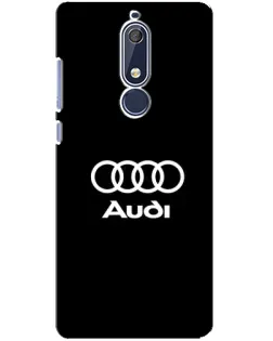 Чехол для Nokia 5.1 (2018) с картинкой «Классическое лого Audi»