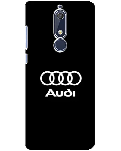 Чехол для Nokia 5.1 (2018) с картинкой «Классическое лого Audi»