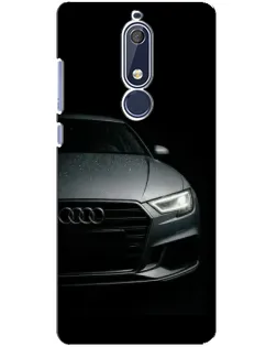 Чехол для Nokia 5.1 (2018) с картинкой «Audi — детализация кузова»