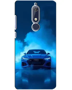 Чехол для Nokia 5.1 (2018) с картинкой «Audi — голубая энергия»