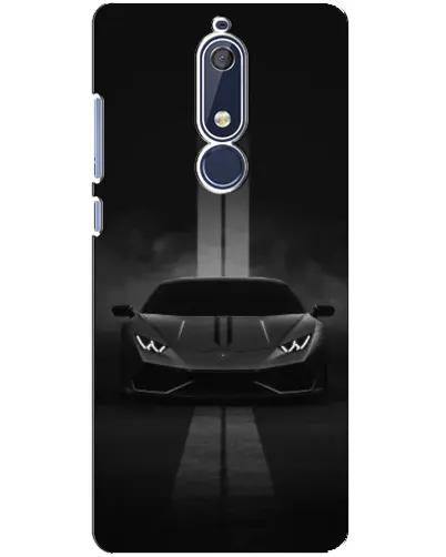 Чехол для Nokia 5.1 (2018) с картинкой «Lamborghini симметрия дорог» Чехол для Nokia 5.1 (2018) с картинкой «Lamborghini симметрия дорог»