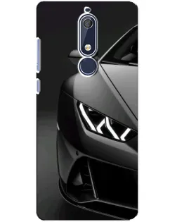 Чохол для Nokia 5.1 (2018) з картинкою «Lamborghini фари деталізація» Чохол для Nokia 5.1 (2018) з картинкою «Lamborghini фари деталізація»