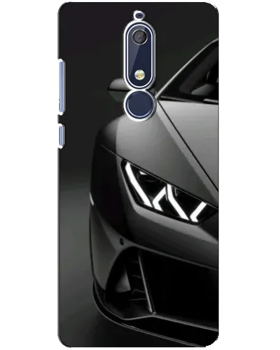 Чехол для Nokia 5.1 (2018) с картинкой «Lamborghini фары детализация» Чехол для Nokia 5.1 (2018) с картинкой «Lamborghini фары детализация»