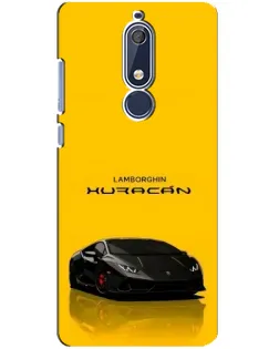 Чохол для Nokia 5.1 (2018) з картинкою «Lamborghini Huracan чорний» Чохол для Nokia 5.1 (2018) з картинкою «Lamborghini Huracan чорний»