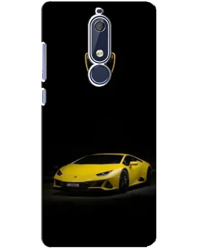 Чехол для Nokia 5.1 (2018) с картинкой «Lamborghini желтый акцент» Чехол для Nokia 5.1 (2018) с картинкой «Lamborghini желтый акцент»