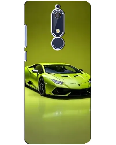 Чехол для Nokia 5.1 (2018) с картинкой «Салатовый Lamborghini Huracan» Чехол для Nokia 5.1 (2018) с картинкой «Салатовый Lamborghini Huracan»