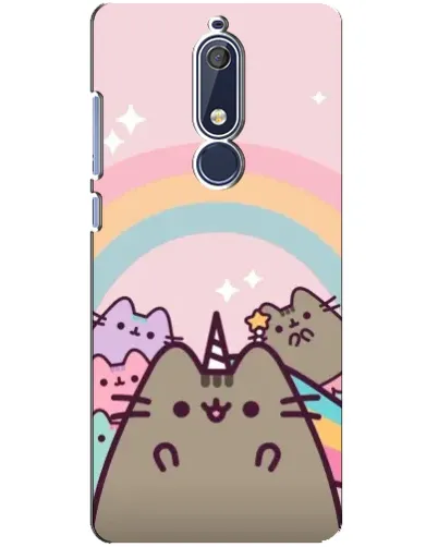 Чохол для Nokia 5.1 (2018) з картинкою «Єдиноріг Pusheen»