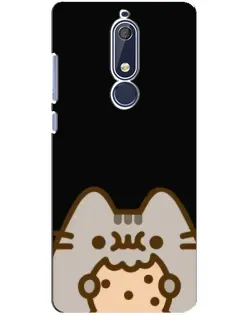 Чохол для Nokia 5.1 (2018) з картинкою «Пушин на чорному» Чохол для Nokia 5.1 (2018) з картинкою «Пушин на чорному»