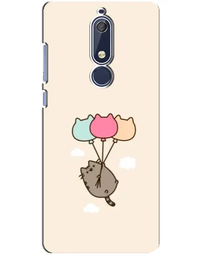 Чохол для Nokia 5.1 (2018) з картинкою «Пушин на кульках»