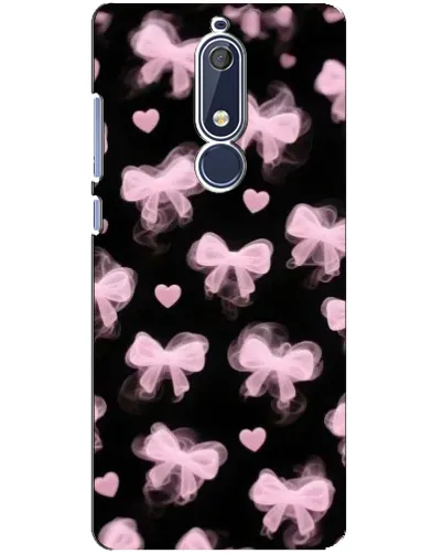 Чехол для Nokia 5.1 (2018) с картинкой «Геометрия банта» Чехол для Nokia 5.1 (2018) с картинкой «Геометрия банта»