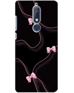Чохол для Nokia 5.1 (2018) з картинкою «Рожеві стрічки»