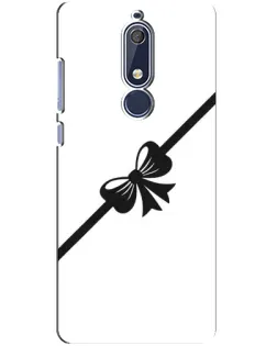 Чохол для Nokia 5.1 (2018) з картинкою «Діагональний бант»
