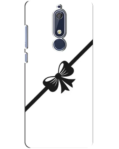 Чехол для Nokia 5.1 (2018) с картинкой «Диагональный бант» Чехол для Nokia 5.1 (2018) с картинкой «Диагональный бант»