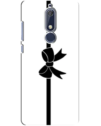 Чехол для Nokia 5.1 (2018) с картинкой «Вертикальный бант» Чехол для Nokia 5.1 (2018) с картинкой «Вертикальный бант»