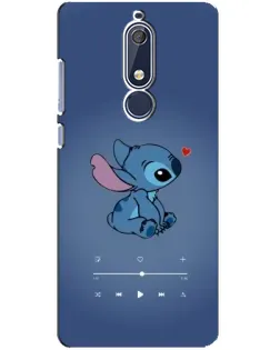 Чехол для Nokia 5.1 (2018) с картинкой «Музыкальный Stitch»