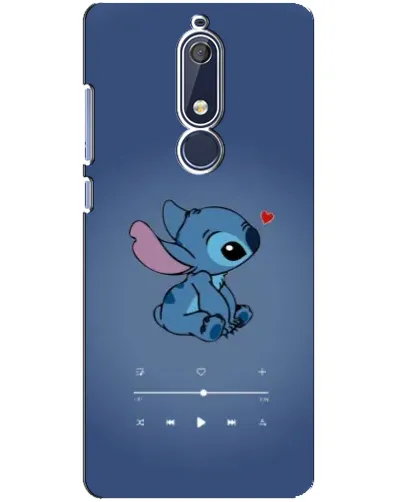 Чехол для Nokia 5.1 (2018) с картинкой «Музыкальный Stitch»