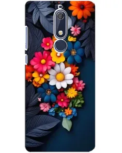 Чохол для Nokia 5.1 (2018) з картинкою «Квіткова феєрія» Чохол для Nokia 5.1 (2018) з картинкою «Квіткова феєрія»