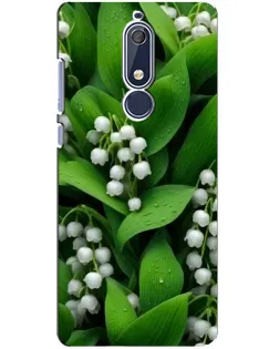 Чохол для Nokia 5.1 (2018) з картинкою «Конвалії в зелені» Чохол для Nokia 5.1 (2018) з картинкою «Конвалії в зелені»