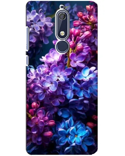 Чохол для Nokia 5.1 (2018) з картинкою «Бузковий цвіт»