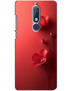 Чохол для Nokia 5.1 (2018) з картинкою «Макові суцвіття» Чохол для Nokia 5.1 (2018) з картинкою «Макові суцвіття»