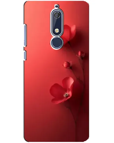 Чохол для Nokia 5.1 (2018) з картинкою «Макові суцвіття»