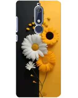 Чохол для Nokia 5.1 (2018) з картинкою «Соняшник та ромашка» Чохол для Nokia 5.1 (2018) з картинкою «Соняшник та ромашка»