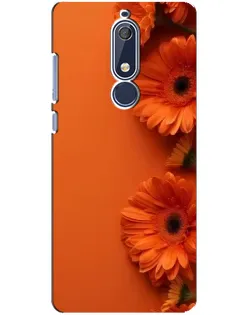 Чохол для Nokia 5.1 (2018) з картинкою «Помаранчеві гербери» Чохол для Nokia 5.1 (2018) з картинкою «Помаранчеві гербери»
