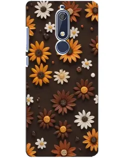 Чохол для Nokia 5.1 (2018) з картинкою «Візерунок з маленьких соняшників» Чохол для Nokia 5.1 (2018) з картинкою «Візерунок з маленьких соняшників»