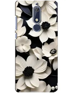 Чохол для Nokia 5.1 (2018) з картинкою «Об'ємні білі квіти» Чохол для Nokia 5.1 (2018) з картинкою «Об'ємні білі квіти»
