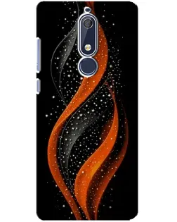 Чохол для Nokia 5.1 (2018) з картинкою «Вогняна зоряна хвиля»