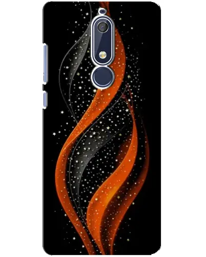 Чохол для Nokia 5.1 (2018) з картинкою «Вогняна зоряна хвиля»