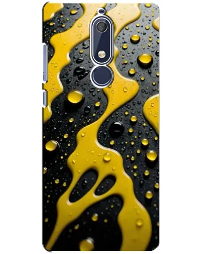 Чохол для Nokia 5.1 (2018) з картинкою «Рідке жовте золото»