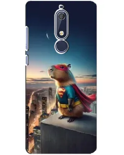 Чохол для Nokia 5.1 (2018) з картинкою «Капі-мен супергерой»