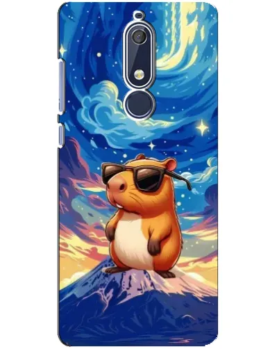 Чохол для Nokia 5.1 (2018) з картинкою «Капібара Ван Гога» Чохол для Nokia 5.1 (2018) з картинкою «Капібара Ван Гога»