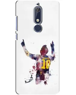 Чохол для Nokia 5.1 (2018) з картинкою «Акварельний Мессі Барселона» Чохол для Nokia 5.1 (2018) з картинкою «Акварельний Мессі Барселона»