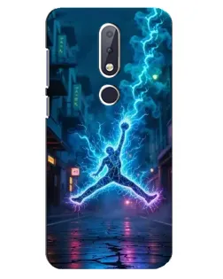 Чехол для Nokia 6.1 Plus с картинкой «Jordan Gold Jumpman» Чехол для Nokia 6.1 Plus с картинкой «Jordan Gold Jumpman»