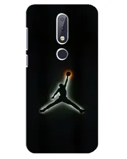 Чехол для Nokia 6.1 Plus с картинкой «Jordan Gradient Logo» Чехол для Nokia 6.1 Plus с картинкой «Jordan Gradient Logo»