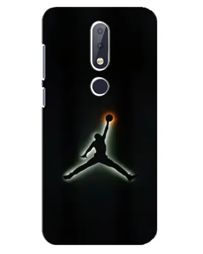 Чехол для Nokia 6.1 Plus с картинкой «Jordan Gradient Logo» Чехол для Nokia 6.1 Plus с картинкой «Jordan Gradient Logo»