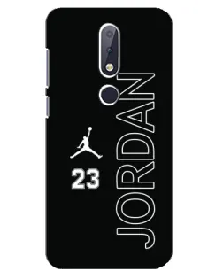 Чехол для Nokia 6.1 Plus с картинкой «Jordan Vertical»