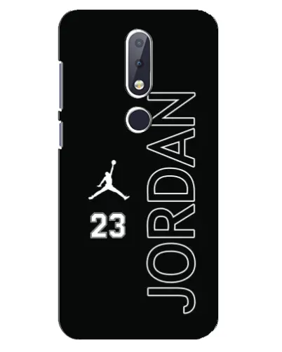 Чехол для Nokia 6.1 Plus с картинкой «Jordan Vertical» Чехол для Nokia 6.1 Plus с картинкой «Jordan Vertical»