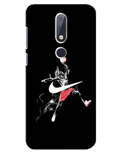 Чехол для Nokia 6.1 Plus с картинкой «Jordan Jumpman» Чехол для Nokia 6.1 Plus с картинкой «Jordan Jumpman»