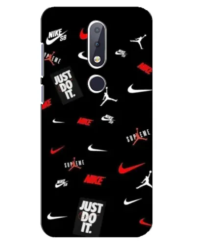 Чехол для Nokia 6.1 Plus с картинкой «Nike Mix Pattern» Чехол для Nokia 6.1 Plus с картинкой «Nike Mix Pattern»