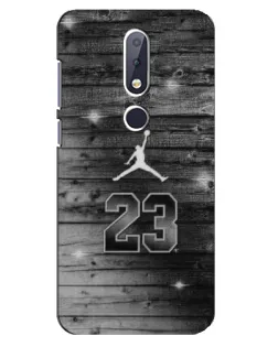 Чехол для Nokia 6.1 Plus с картинкой «Jordan Carbon 23»