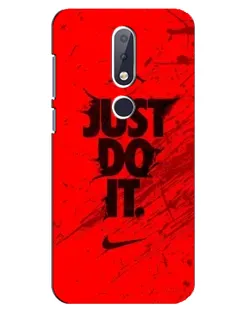 Чехол для Nokia 6.1 Plus с картинкой «Nike Just Do It»