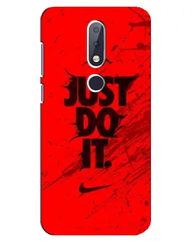 Чехол для Nokia 6.1 Plus с картинкой «Nike Just Do It» Чехол для Nokia 6.1 Plus с картинкой «Nike Just Do It»