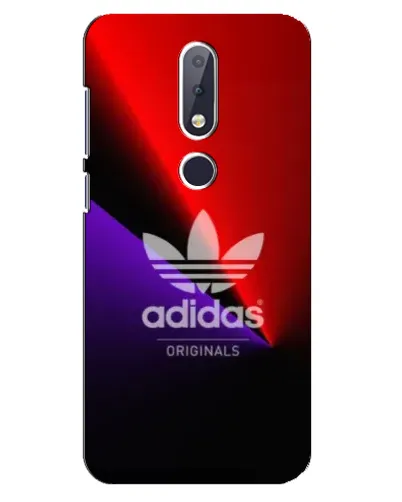Чехол для Nokia 6.1 Plus с картинкой «Adidas Red Neon» Чехол для Nokia 6.1 Plus с картинкой «Adidas Red Neon»