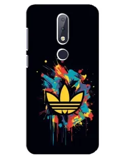 Чехол для Nokia 6.1 Plus с картинкой «Adidas Splash» Чехол для Nokia 6.1 Plus с картинкой «Adidas Splash»